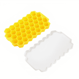 bac-a-glacon-nid-d-abeille-jaune