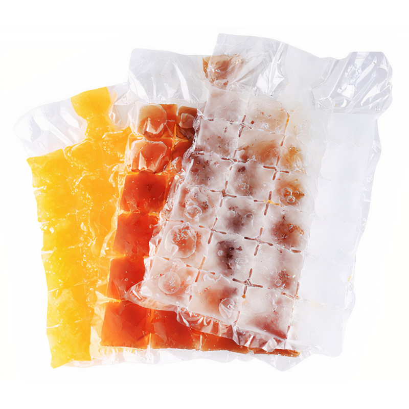 10pcs sacs à glaçons jetables clair réfrigérateur congélateur en